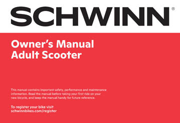 Schwinn bike trainer sales manual