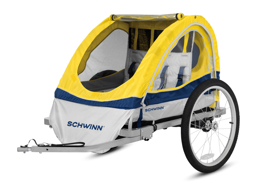 Schwinn lumina reflective double bicycle sale trailer